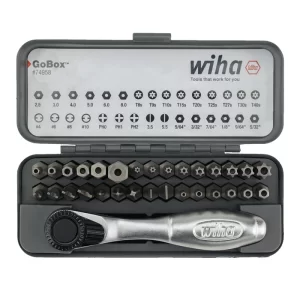 32 Piezas Go Box Security Bit con Mini Carraca